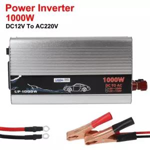 차량용인버터 전자 전압 변압기 사인파 전력 인버터 12V~110V 220V 1000W 차량용 홈 노트북 트럭
