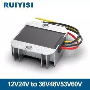 차량용인버터 RUIYISI 24V~36V 48V 53V 60V 부스트 모듈 12V~48V1A 2A 3A 전력 변환기 변압기 인버터
