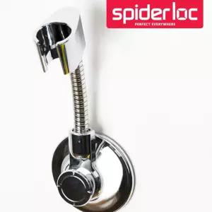 [모두쇼핑]스파이더락 크롬도금 자바라 샤워기행거 10 메탈 샤워행거 큐방걸이 샤워기걸이 욕실용품