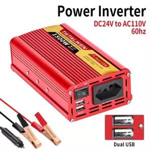 차량용인버터 브라질 소켓 인버터 600W1500W2000W2500W DC 12V24V AC 110V220V 휴대용 차량용 충전기 변환
