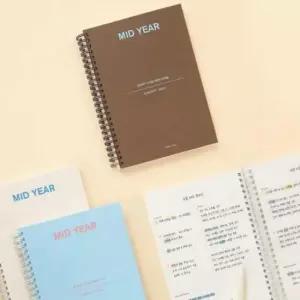 [문구] 데일리 플래너 월간 학생 다이어리 A5 만년형 일정 관리용