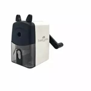 [문구] 연필깎이 핸들형 광택 화이트 미술용 깔끔한 디자인 연필 다듬기