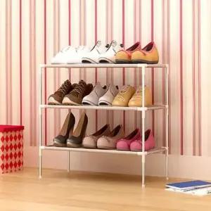 [생활] 다용도 조립식 신발장 3단 1P 다용도실 선반 진열대