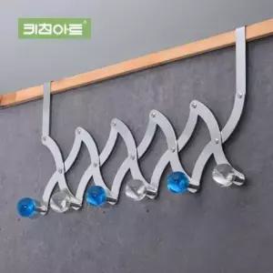 [생활] 키친아트 자바라 도어훅 도어후크 옷걸이 행거