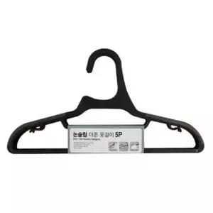 [생활] 논슬립 옷걸이 5P 헹거 셔츠행거 외투걸이 미끄럼방지