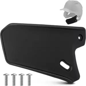 에보쉴드 XVT 배팅 헬멧과 호환되는 피쿤 헬멧 페이스 쉴드 얼굴 턱 보호를 위한 블랙 매트 유소년 야구