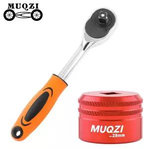 MUQZI 자전거 포크 탑 캡 소켓 키트 24 26 28 32mm 렌치 서스펜션 도구