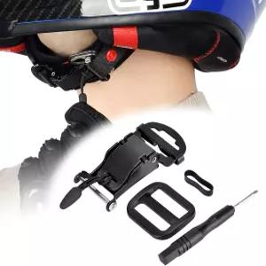 거번 모터사이클 헬멧 퀵 릴리스 버클 키트 스테인리스 스틸 액세서리 턱 스트랩 장갑을 끼어도 쉽게