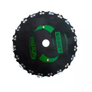 나무자르는 톱날 01. 9인치 직각체인 예초기날 대나무 내구성 제초 강력 20톱니 나무 톱날