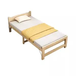 1인용 원목 공간활용 접이식 소파 나무 폴딩 원목 보조