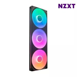 NZXT 쿨링팬 시스템팬 PC쿨러 냉각 부품 F420 RGB CORE 블랙