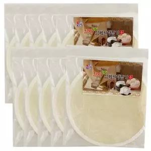 찜시트 원형 22cm 10개 삼베 찜기 찜판