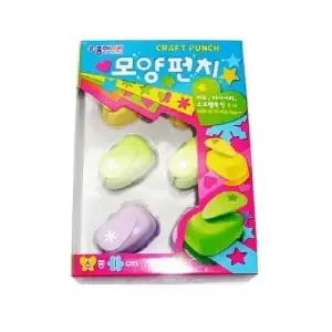 [문구/오피스] 모양펀치6종세트 무늬펀치 꾸미기펀치