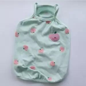 [반려] 강아지 복숭아 끈나시티 블루 1P 여름 티셔츠 패션