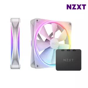 NZXT 시스템쿨러 저소음 쿨링 F140 RGB DUO 화이트2P + 컨트롤러
