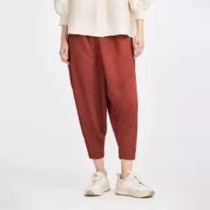 [신세계라이브쇼핑][플리츠미] 사선 플리츠 쿨롯 7부 팬츠_EPPTM324022