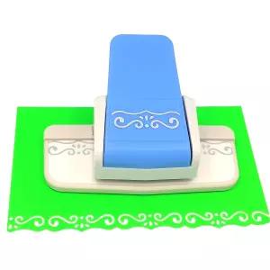 쿠카 수제 스크랩북 엣지 펀처 팬시 보더 펀치 S 하트 돌핀 디자인 DIY 종이 커터 (S자형)