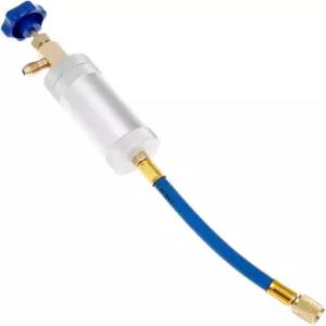 고한티 R12 AC 오일 염료 주입기 R134a R22 2oz A/C 에어컨 주입 도구 여성 1/4인치 SAE x 남성