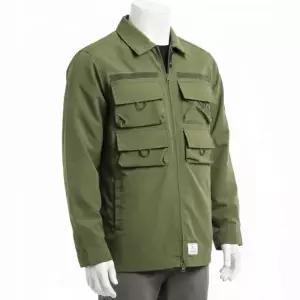 알파인더스트리 나일론 카고 셔츠 자켓 MJN53000C1 OG-107 그린