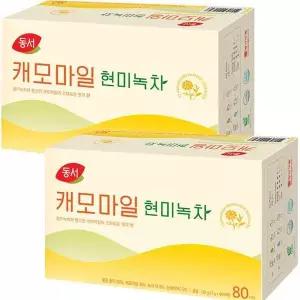 [셀러허브]동서 캐모마일 현미녹차 80T 허브차 티백 (S25467993)