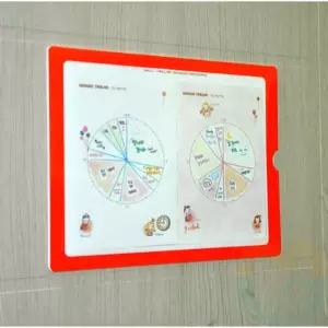 포켓 메모 패드 A3 실내간판 종이꽂이 아크릴게시대 회사간판 사무실팻말