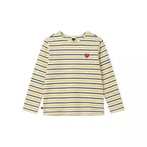 매장판매전용 BELITANBOYS 어덜트BB하트멀티스트라이프보트넥 긴팔티셔츠 BA6STL81YL