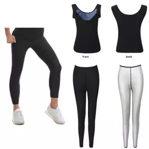 [제이커머스]야외 스포츠 실내 운동 땀복 세트 방수 여자 체육복 조깅복여자땀복 나시헬스땀복 액티브웨어