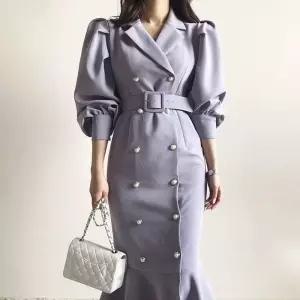 결혼식 하객룩 아나운서원피스 상견례옷차림 코트