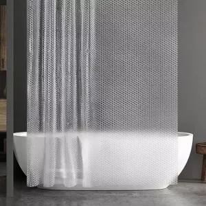 샤워커튼 욕실 칸막이 욕조 가림막 방수 커튼