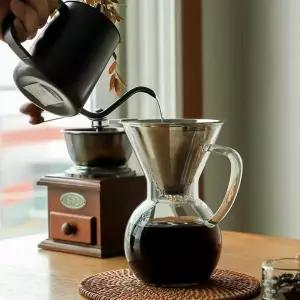 핸드드립 커피 세트 스테인리스 추출 도구 구성