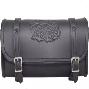 가고일 벨스 모터사이클 공구 가방 가죽 핸들바 범용 포크 새들백 시시바 보관 오토바이용