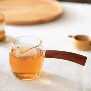 찻잔 다관 나무 손잡이 유리 물병 250ml