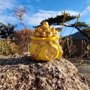 돈들어오는 복 재물운 행운 부적 현관 금전운 풍수소품 사무실 소금단지