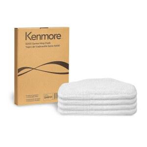 켄모어 SM2060 S200 시리즈 스팀 걸레용 켄모어 SMP01 극세사 및 세척 패드, 4팩, 바닥 청소용