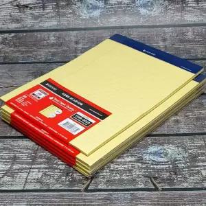 절취선 브랜빌 옥스포드 리갈패드-노랑 5권 B5 50매