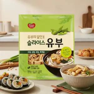 동원 슬라이스 유부 500g 6개