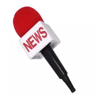 리븐즈 촬영용 소품 가짜 NEWS 마이크 리포터마이크