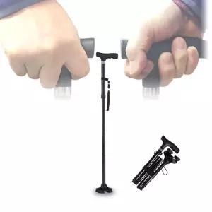 [제이커머스]폴딩식 접이 지팡이 기능성 노인 보행보조 등산 스틱 등산지팡이 접이식지팡이 스틱지팡이 효