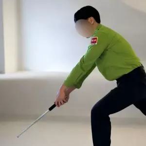 휴대용 삼단봉 호신 66cm 진압용 삼단 경호용품 신변보호 여성 호신용