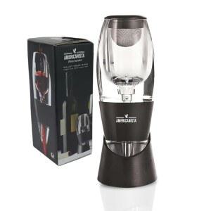 아메리칸리스타 레드 와인 에어레이터 - 와인 푸어러 - 디캔터 - 프리미엄 와인 에어레이터 스탠드 - 디캔터 에어레이팅 스파우트, 필터 포함 - 와인용 산소 공급기 액세서리