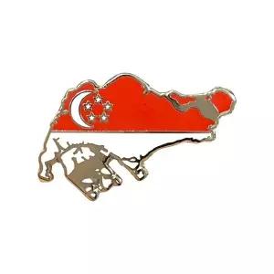 싱가포르 지도 뱃지