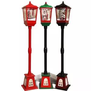 크리스마스 가로등 인테리어 카페 성탄절 장식품 눈내리는