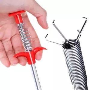 화장실변기뚫어뻥 스피링 뚫어뻥 집게 배수구 화장실 변기 하수구 청소