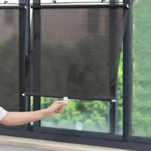 롤러 무타공 유리창 블라인드 롤링 사무실 창문 자동차