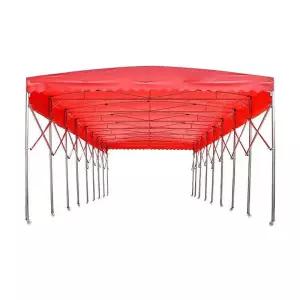 야외 천막 슬라이딩 대형 캐노피 창고 자바라 텐트