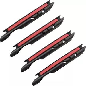 아벤틱 텐카라 라인 키퍼/와인더 로드 낚시 태클에 장착된 4Pcs 휴대용 내구성 보빈 와인더 클립