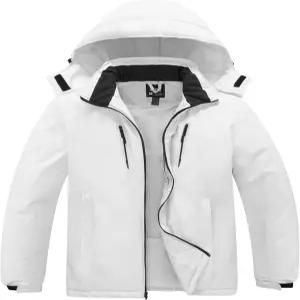 스키어 남성용 플러스 사이즈 방수 스키 재킷 빅 톨 따뜻한 겨울 코트 후드 포함