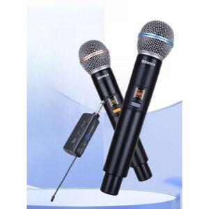 컴퓨터무선마이크 무선 블루투스 훈련 회의용 가정용 마이크 교육 노래방