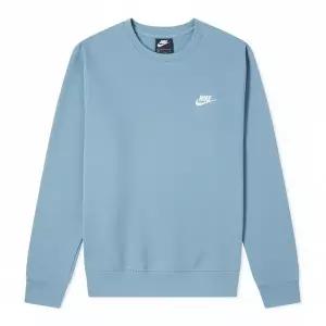 [아웃도어스/나이키]나이키 클럽 크루 기모 맨투맨 BV2662-424 파스텔 블루
