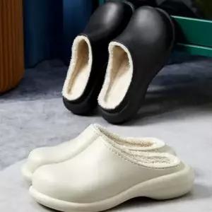 털실내화 겨울 방수 보온 슬리퍼